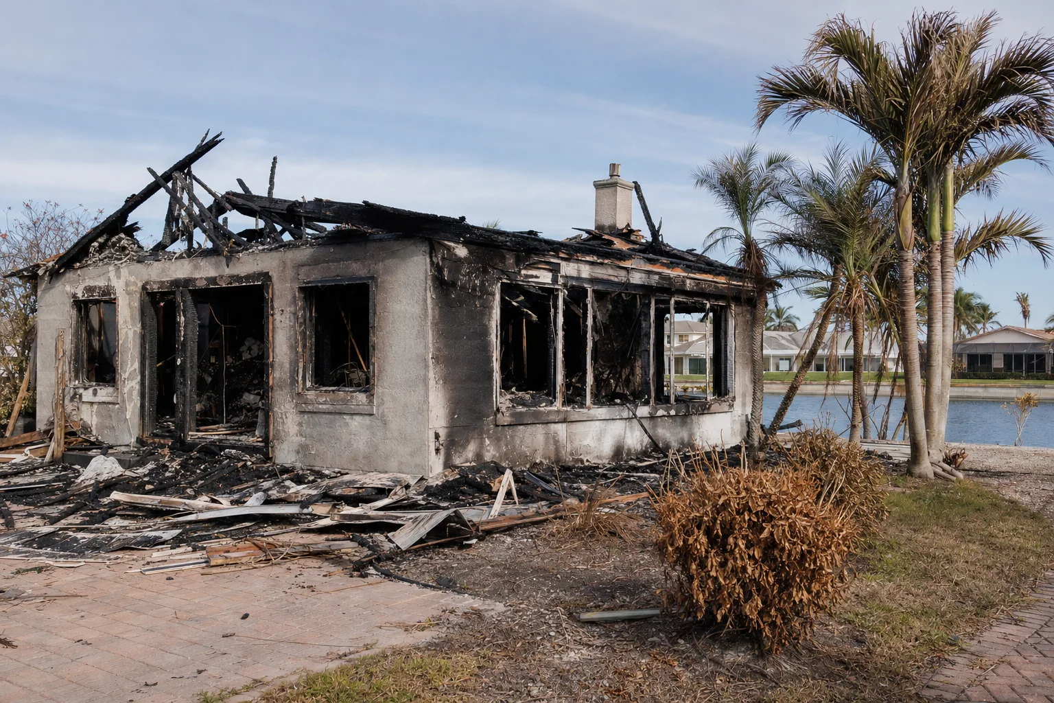 Common Causes of Fire Damage in Florida Homes - Professional restoration services image