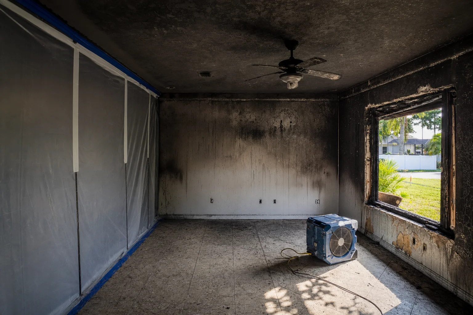 Fire & Smoke Damage Cleanup