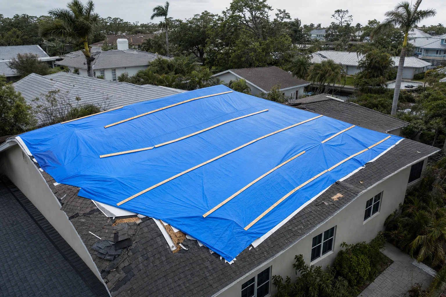 Emergency Roof Stabilization